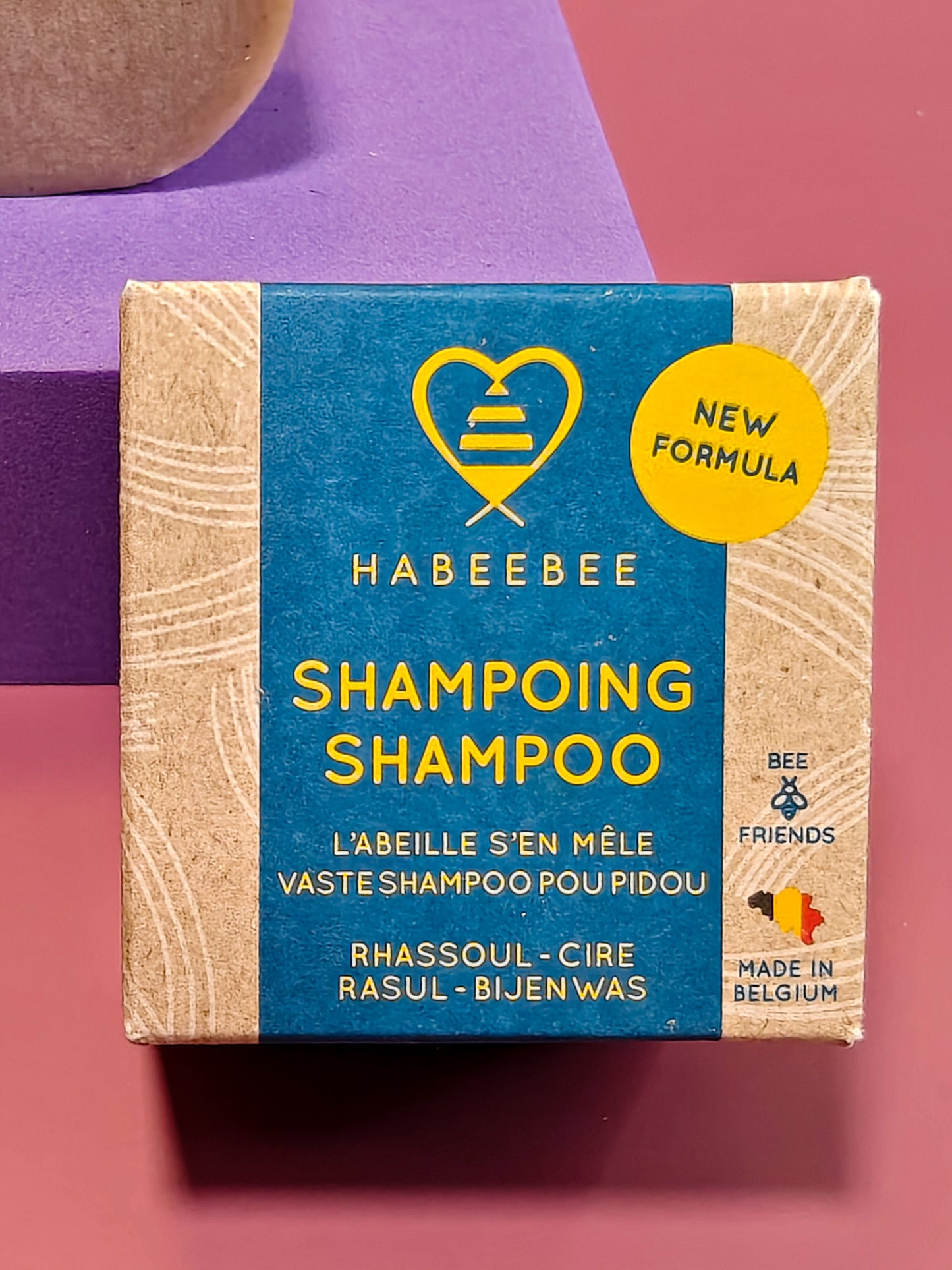 Vaste schuimende shampoo bar