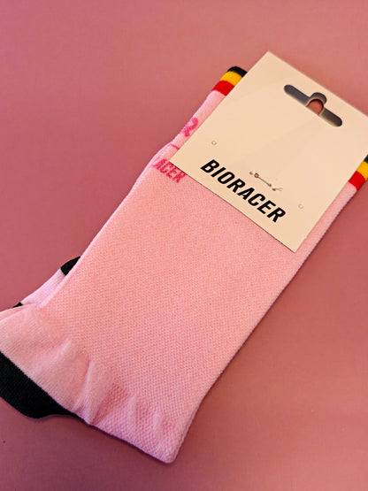 Belgian cycling Wielersokken - Think pink