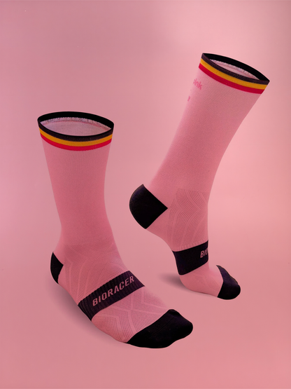 Belgian cycling Wielersokken - Think pink