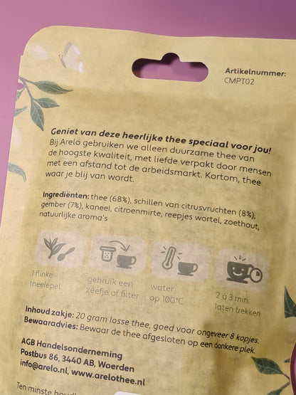 Complimenten thee - Je bent het waard